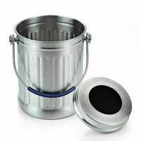 Kuhajte kućnu galon od nehrđajućeg čelika kuhinjska bin sa filtrom drvenog uglja
