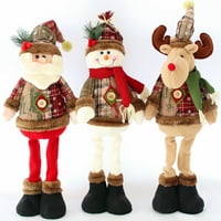 Božićne dekorativne lutke Doma Santa Claus Elk Snjegović Dekoracija zaslona Božićni materijal Kao što