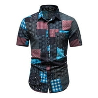 Muška modna bluza Najbolji tropski stil Print Hawaii Summer Košulja Muški 3D Digitalni džep za ispis