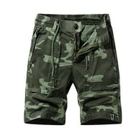 Ljetne kratke hlače za muškarce na otvorenim kratkim hlačama opušteno fit s džepovima planinarenje teretanom