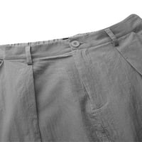 Licupiee Women Y2K Cargo duga suknja Boho High Squik Baggy A-Line Maxi Swing suknja Plus Veličina Harajuku sa džepovima