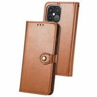 Case za iPhone Plus za iPhone sa nosačem kartica, folio premium PU kožni magnetski prekrivač s kickstandom,