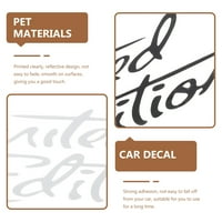 Auto dekoracija Limited Edition Edition Car Decal Personalizirani naljepnice za automobile Reflektirajuće