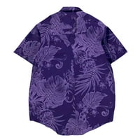 Havajska majica casual gumb dolje majica klasična havajska majica za muškarce dječake