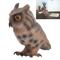 Owl Model Model igračka, simulacija Olovka Olovka siguran ekološki prihvatljiv netoksični simulacijski model sove, izdržljiv za uredski izlog za kućnu kolekciju