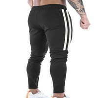 Muške pantalone za crtanje klasične fit jogger harem hlače u sredini struka prozračne fitnes duge pantne