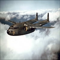 24 X36 Galerija poster, bajkovi C-119B Flying Boxcar 314. Troop Carrier Group 1952
