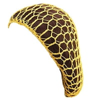 Žene ručno izrađene kukičane kose neto snood mreža turbana noć spavaći šešir poklopca čvrsta boja Slouchy pletena kapa zaštitna oprema za kosu