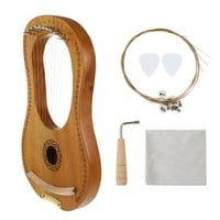 String Harp Harp Bone Instrument Seddle Woot Metal Stil Ključ za podešavanje drevnih instrumenata Rmahogany