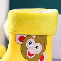 DMQupv cipele za dječju cipele dječake i djevojke Vodene cipele Monkey Crtani znakove kiše cipele s
