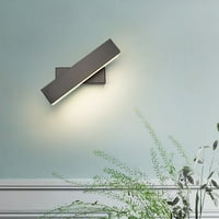 MyBeauty stupanj rotacijski pravokutnik Početna LED zidna svjetiljka Dnevna soba Spavaća soba Unutrašnje