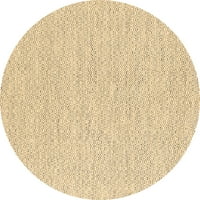 Ahgly Company u zatvorenom okruglom sažetkom smeđe prostirke savremene površine, 6 'okruglo