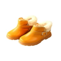 Woobling Girls Udobne cipele s klizom na zimskim cipelama u školi casual pune obložene snježne čizme