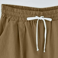 Loyisvidion plus ženska ljetna puna petna bodova velike veličine pamučne pantalone casual pantalone