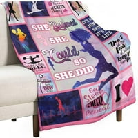 Cheerleader ''s Cheer prekrivač navijački pokloni za djevojke ultra-meko bacanje pokrivača pokrivača