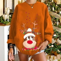 Bajt Legend Ženski božićni okrugli vrat Lov lijepi džemper od elka