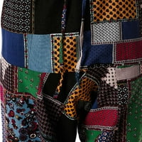Qolati Muns Cargo Dukset Baggy Boho Yoga Casual Drot Crotch pantalona Lagana vučna linija Terminirane
