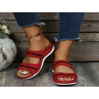 Zodanni dame Sandal ortorotske posude sandale platforme Boješce ženske cipele na plaži Ležerne ljetne