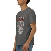 Muško misfits Blood Drip Skull Pakirana zvanična majica za slobodno vrijeme
