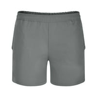 Muške opremljene mreže Atletski kratke hlače Trenirajte kratke hlače Lagane kratke hlače sa džepovima