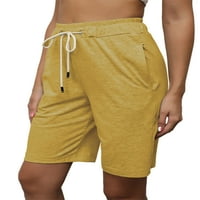 Glookwis dame džepove kratke vruće hlače Baggy Mini pant sa labavim havajima ljetni kratke hlače od