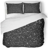 Posteljina set prostora uzorak saviještanja na astronomskoj naučnoj školi Blackboard mapa astronomy kosmos dvostruka veličina prekrivač sa jastukom za kućnu posteljinu ukras za krevet