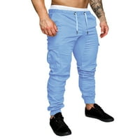 Hlače Čvrsti multi-džepni alat za muškarce muške pantalone ležerne muške hlače