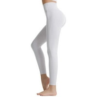 Visoke vučne pantalone za žene povlačenje na joga hlače Scring Workwout gamaše Skinny Butt Lipting Solid