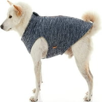 Gooby Zip up džemper od runa - sivo perenje, 2x-velika - toplo pulover flisp-in pauc-in blesa bez dvostrukih