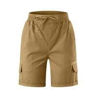 HxRoolRP kratke hlače za žene Žene Teretne kratke hlače Ljeto labavo planinarske gaćice sa džepovima