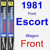 Ford Escort Wiper Set Set Kit - Vision Saver
