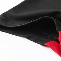 Bomotoo Muške sportske majice Cool suho kompresijske košulje kratki rukav ljetni vrhovi prozračne mišićne majice trčanje tee crna crvena 2xl