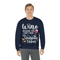 ObiteljskoPop LLC vino jer ne možete pokrenuti ovo sranje, košulju za vino, vinska majica za žene, vinsko pijenje timo košulje, košulje za piće, majica za tim