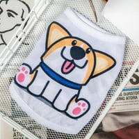 Park tanki udoban poliester crtani film Mali pas prsluk štenad odjeća za prozračnu mrežnu prsluk mačja