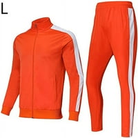 Muške sportske odjeće za sportsku teretanu troši sportska odjeća za sportska odjeća sa punim zipnim muškarcima L