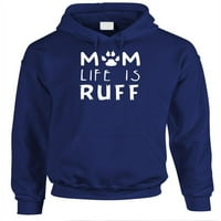 Život je ruff - runov pulover Hoodie, Royal, 3xl