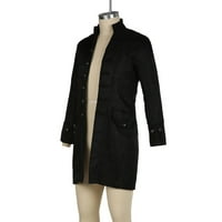Mens podstavljene jakne Print kaput za kaput gornji kaput gotički frock kaput jednokratna praty topla