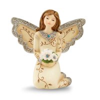 Paviljon Poklon Elementi kompanije Decembar Klekning Angel sa Flowes Rođenjem mjesec Figurine