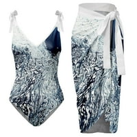 Booker Womens V izrez cvijet od tiskanog kupaćih kostimih suknja bikini setovi