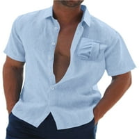 Capreze muški bluza s kratkim rukavima Havajski džepovi Decor Decor Decree Dnevno habanje majica majica