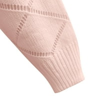 CPTFADH dukseri za žene pletene džemper s dugim rukavima izgubljeni pleteni pulover zimski džemper vrhovi