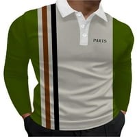 Luxplum muns tops rever izrez bluza s dugim rukavima polo majica casual tee radne majice stil ap s