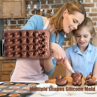 LI HB Spremite rupe silikonskih kalupa za čokoladu, tortu, žele, puding, višestruko oblikovanje kuhinjskog