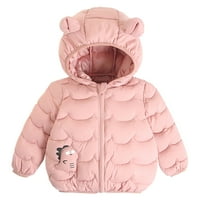 TODDLER Baby Girl Winter Clats Withproof Warm Crtani uzorak kaputi za jaknu