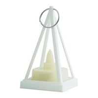 Ukrasna svjetiljka za vjetrove Trodimenzionalna trokutasta svijećnja elektronička svijeća LED stranačka
