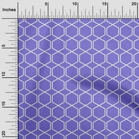 Onuproone pamučna svila srednje ljubičasta tkanina geometrijska oblika šivaće tkanine sa dvorišnim tiskanim