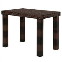 Miekor bar stol za stol i stolica set smeđeg gradijenta