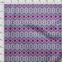 Onuone pamučna kambrička tkanina geometrijska ikat ispis tkanina sa širokim dvorištem