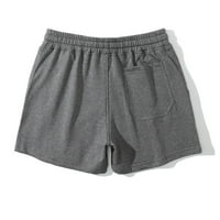 Farstey muške atletske kratke hlače Ljetni džepovi za crtanje elastične struke kratke hlače opuštene