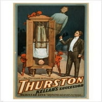 Zatvorenik kantona Thurston Keller's nasljednik Vintage poster 1908